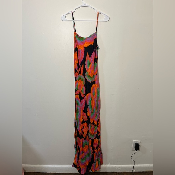 Farm Rio x Anthropologie Floral Maxi Slip Dress - Picture 4 of 10